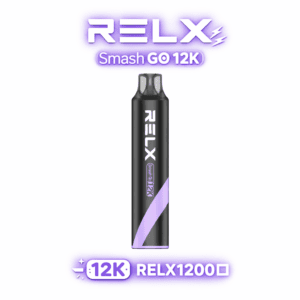 RELX Smash Go 12000Puffs 5%強勁擊喉感、一秒上頭 15ml 爆爽大油量 400mAh快充長續航 穩壓續航不斷電 解癮天花板 台灣現貨